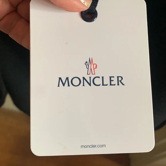 Moncler Mantella Down hood logo jacquard wool cape Moncler Mantella Down hood logo jacquard wool cape